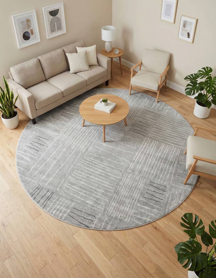 Detail image of 7' 10 x 7' 10 Hanahan Round Rug