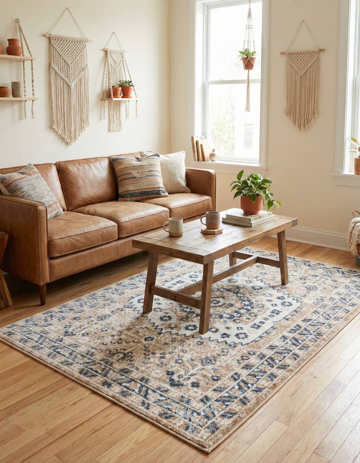 Detail image of 4' x 6' Oxford Rug