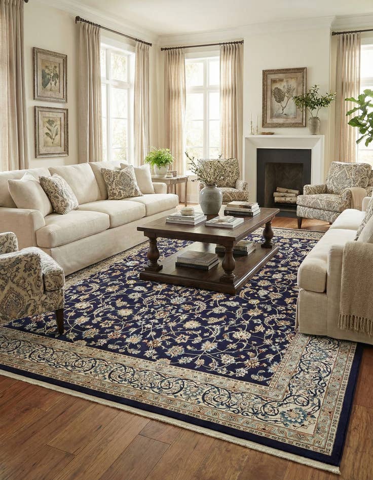 Detail image of 10' x 13' Nain Design Rug