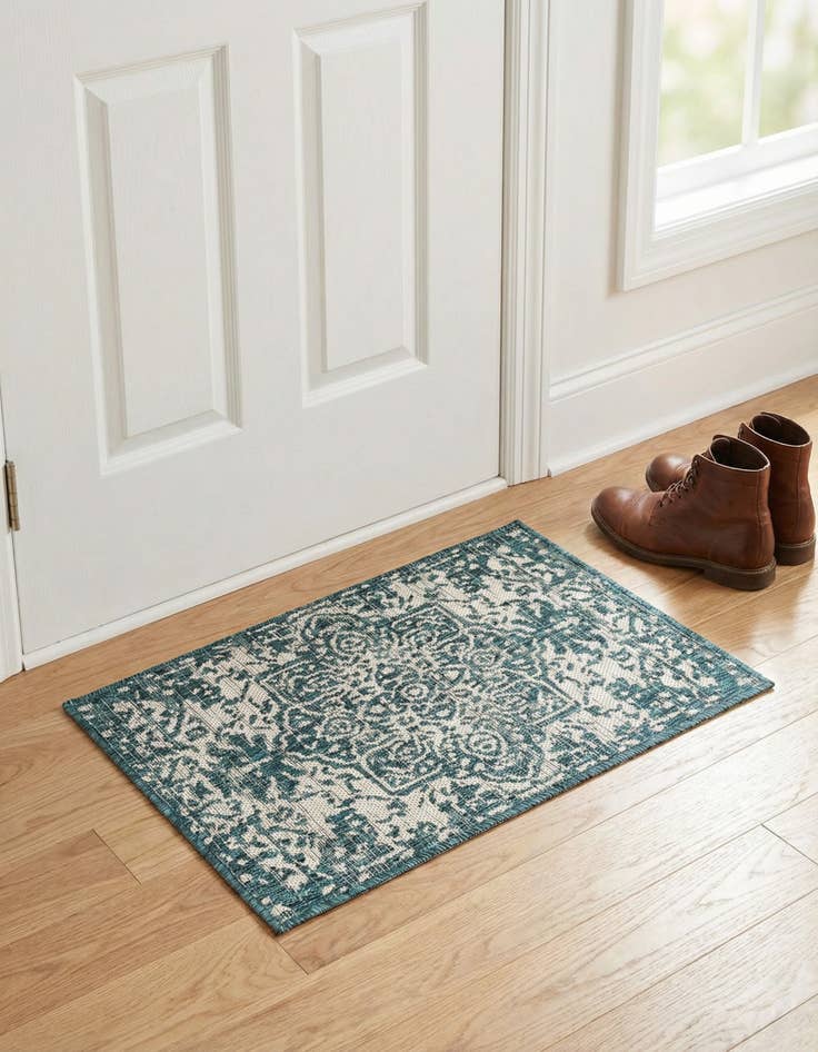 Detail image of 2' x 3'  Washable Jill Zarin Dubai Indoor / Outdoor Rug