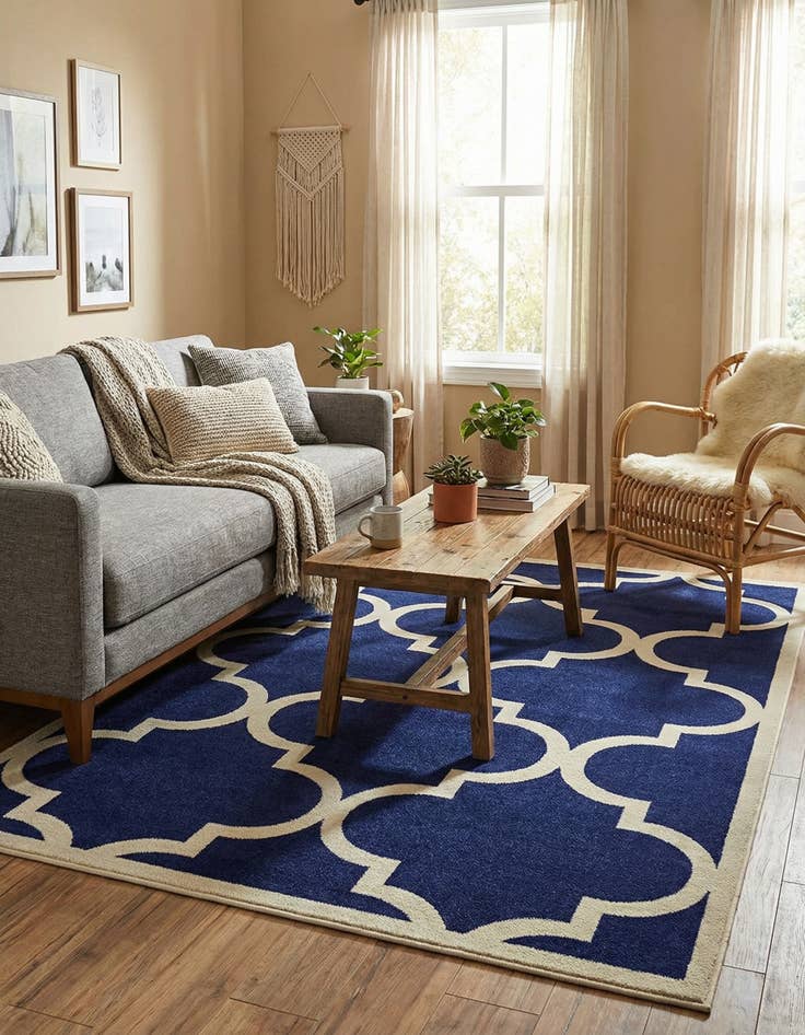 Detail image of 7' x 10' Trellis Rug