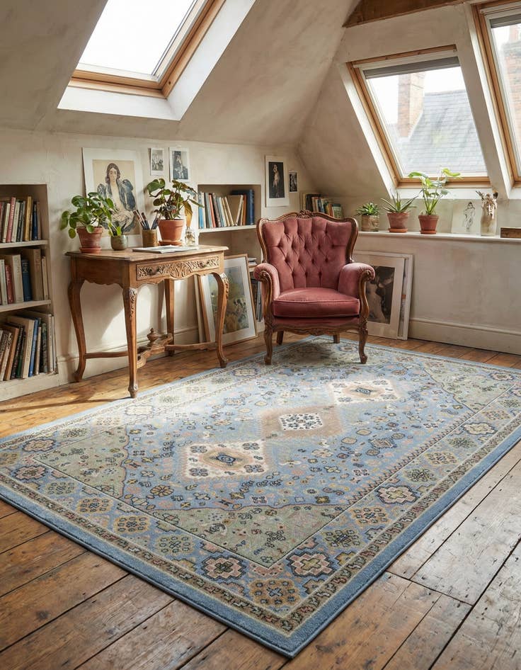 Detail image of 6' x 9' Kamala Washable Rug