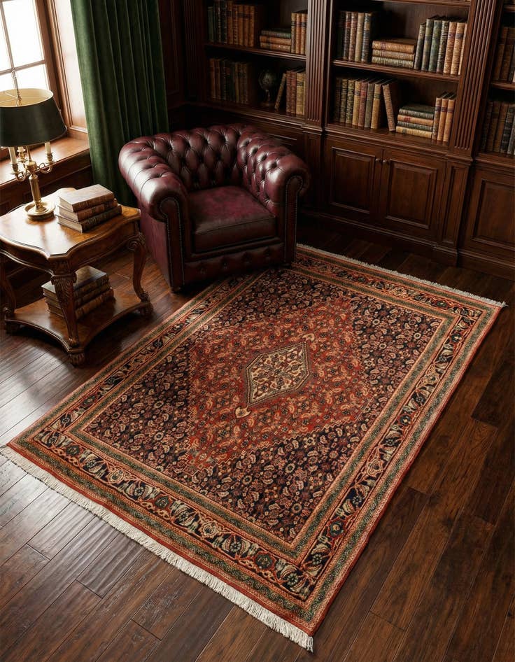 Detail image of 3' 8 x 5' 3 Bidjar Wool Rug