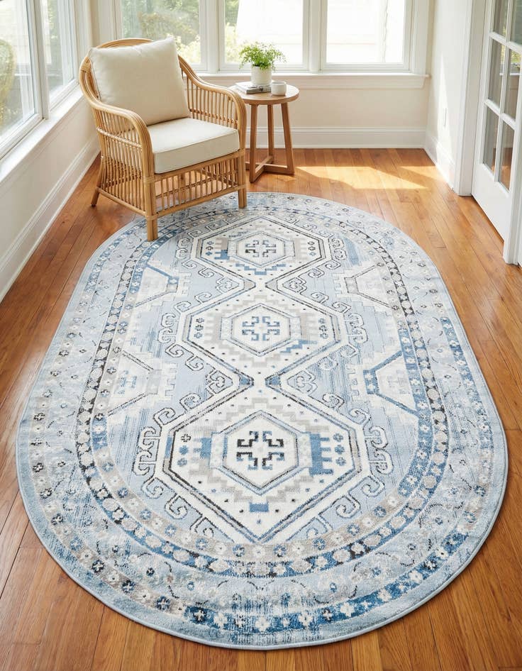 Detail image of 5' 3 x 8' Charlotte Oval Rug