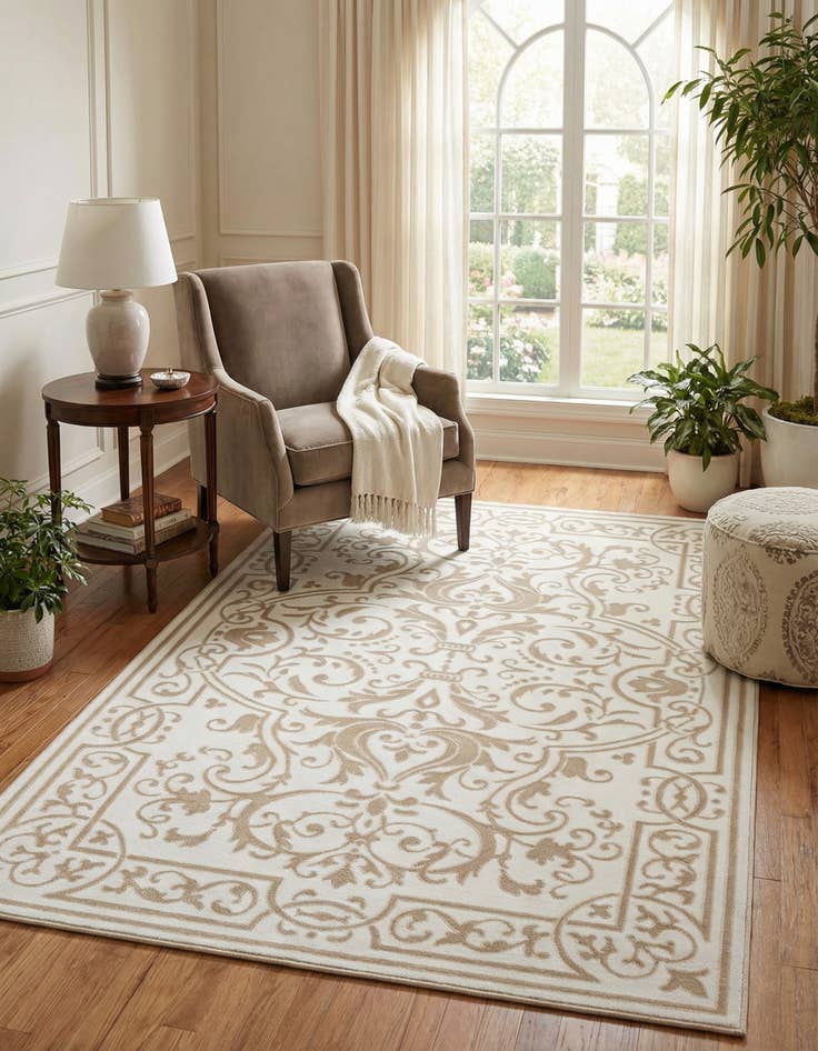 Detail image of 5' 3 x 8' Hermitage Rug