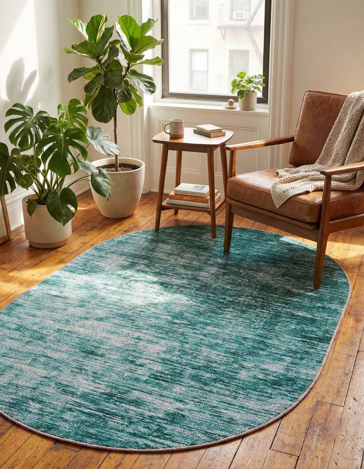 Detail image of 3' 6 x 5' 6 Asha Oval Rug