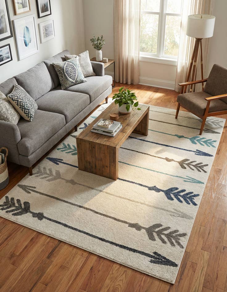 Detail image of 5' 3 x 8' Harvest Rug