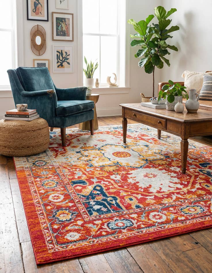 Detail image of 6' x 9' Madeline Vintage Rug