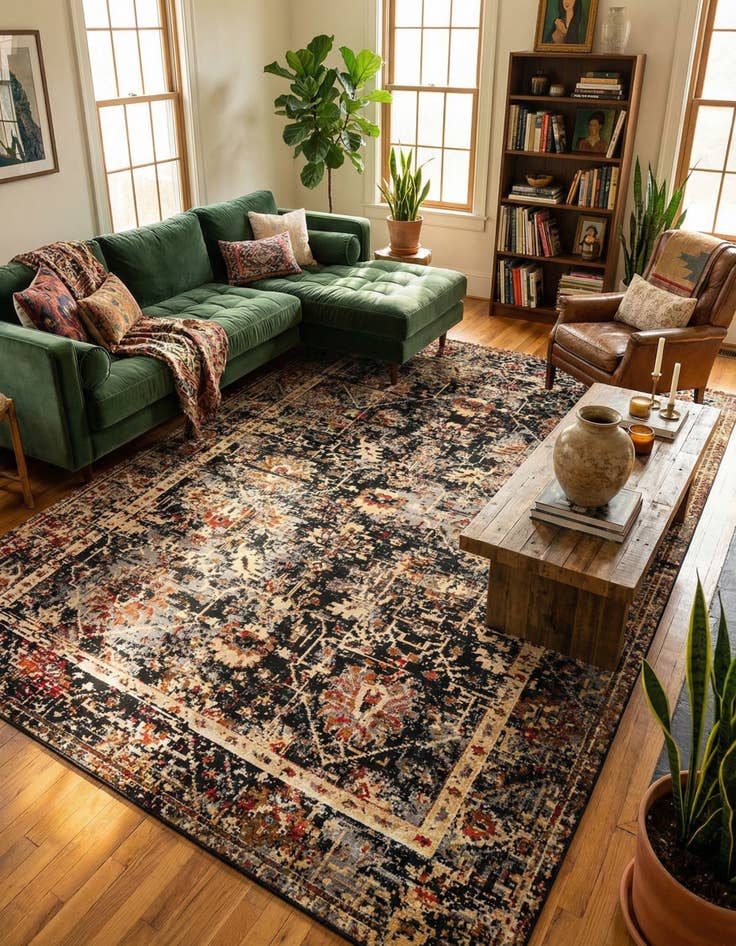 Detail image of 10' x 14' Saturn Rug