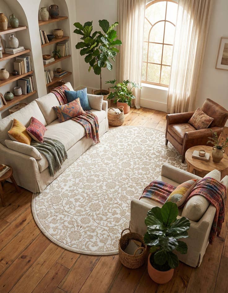 Detail image of 7' x 10' Himalaya Oval Rug