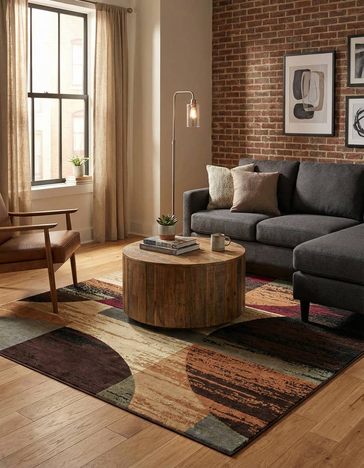 Detail image of  7' 10 x 7' 10 Cafe Square Rug