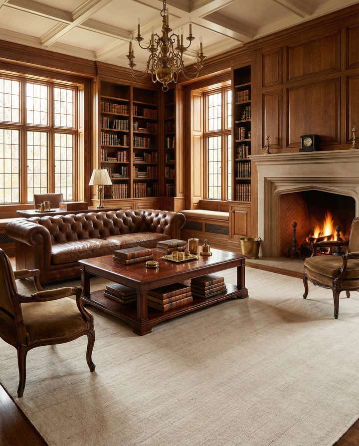 13' x 13' 11 Hand Woven Jill Zarin English Manor Wool Rug