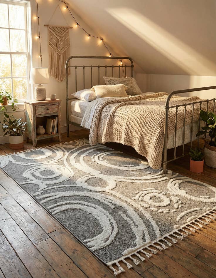 Detail image of 5' 3 x 8' Boho Rug