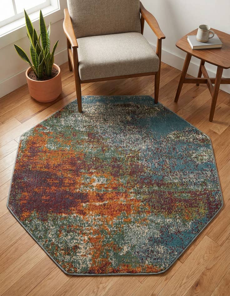 Detail image of 4' x 4' Paragon Octagon Rug