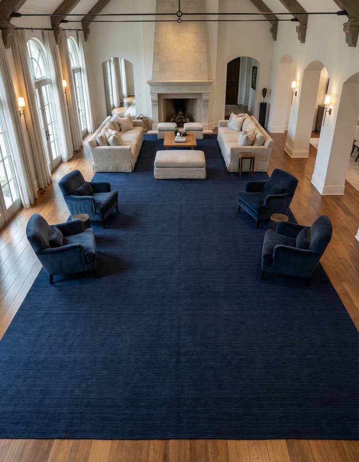 Detail image of 12' 5 x 18' 11 Hand Woven Kilim Afghan Wool Rug