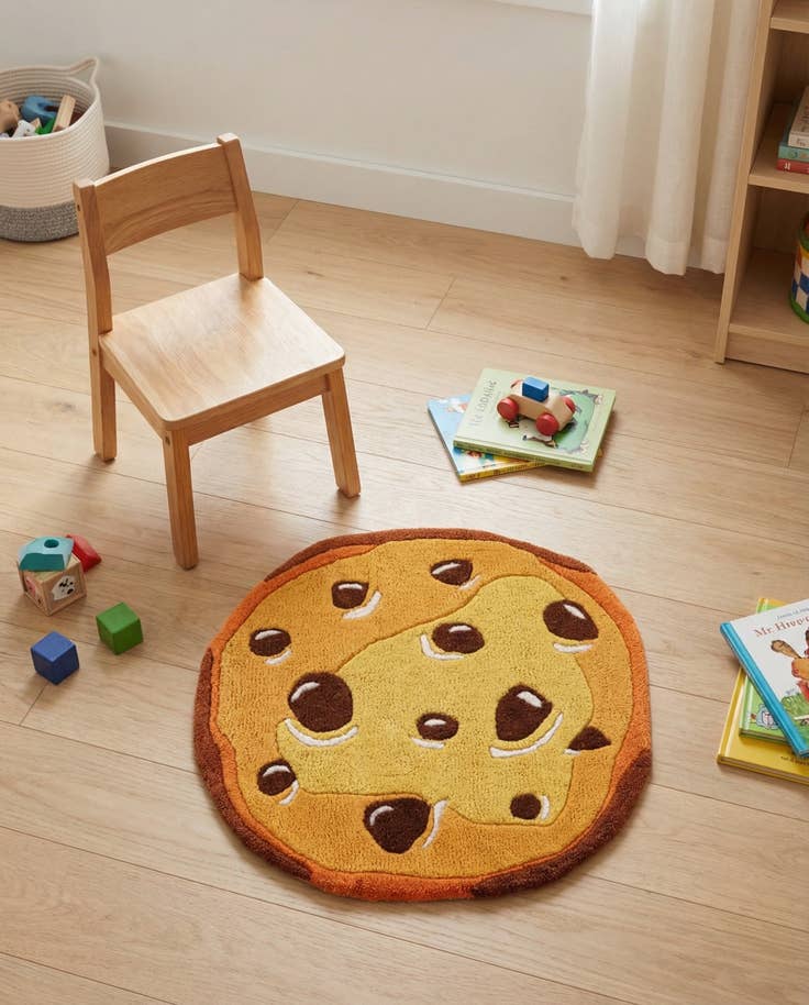 Detail image of 2' x 2' Playtime Kids Wool Freeform Rug