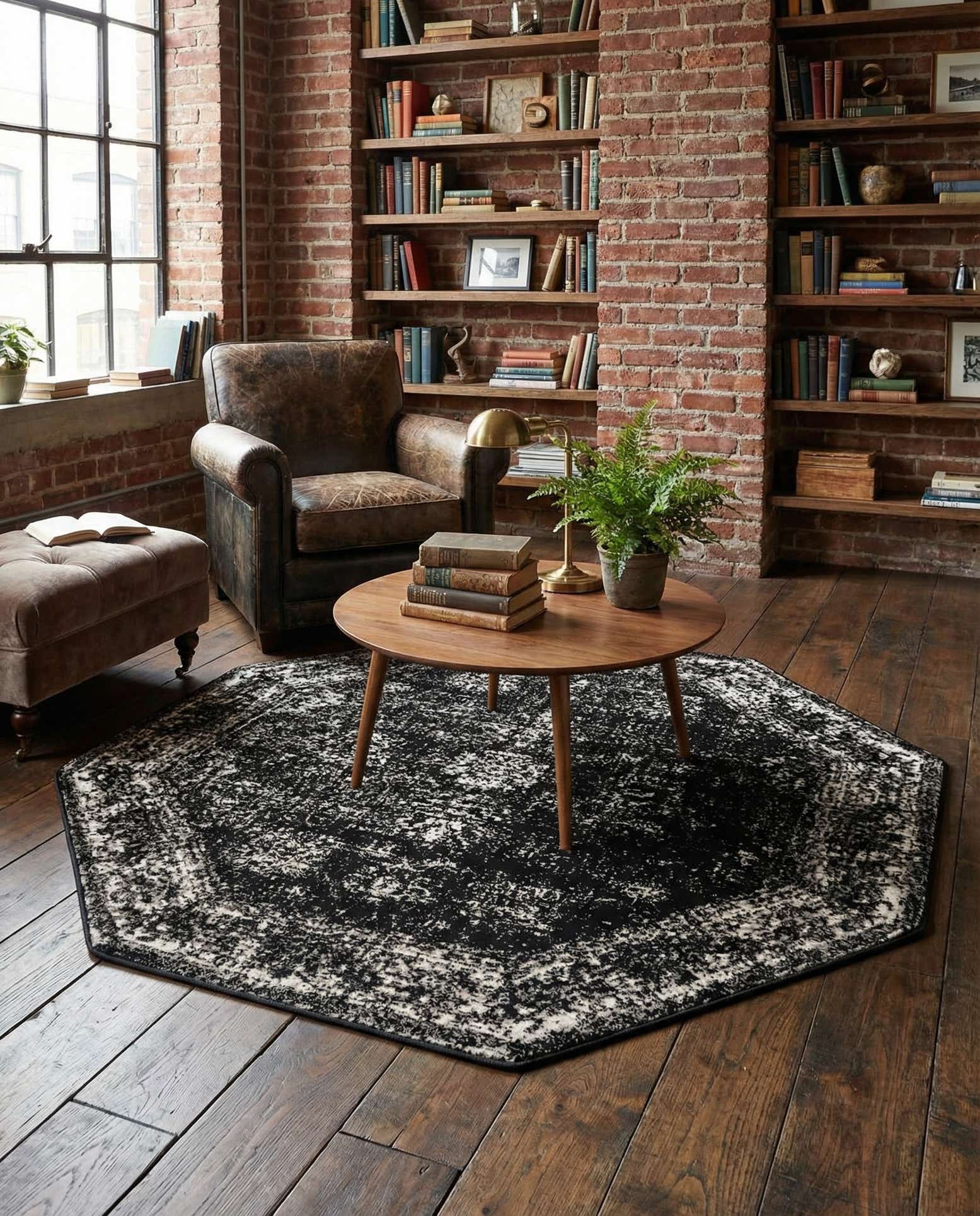 5' 3 x 5' 3 Monte Carlo Octagon Rug