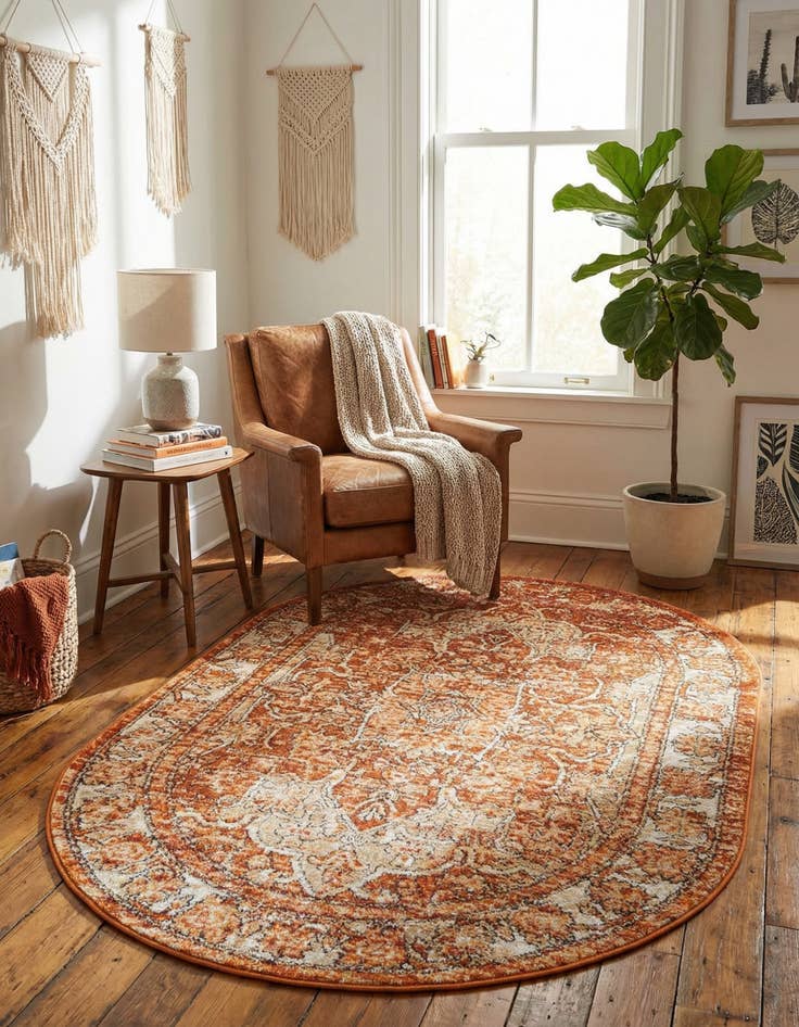 Detail image of 4' x 6' Isabella Oval Rug