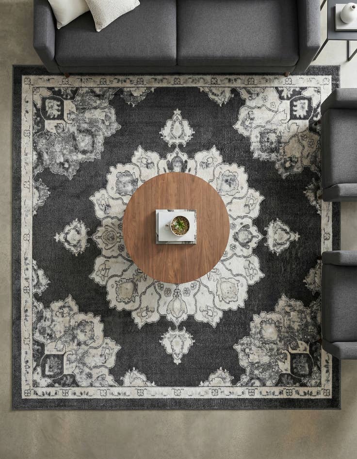 Detail image of 7' 10 x 7' 10 Parker Square Rug