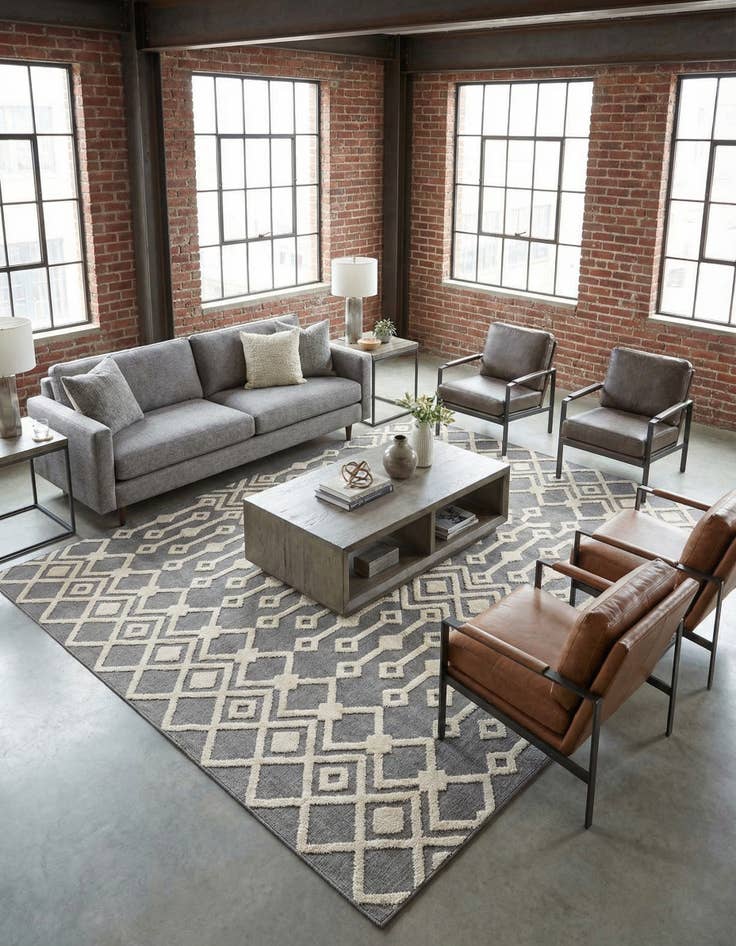 Detail image of 9' 10 x 9' 10 Arlo Square Rug