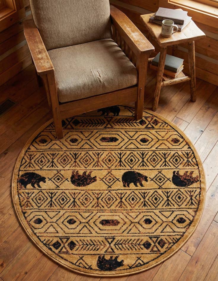 Detail image of 4' x 4' Pioneer Round Rug