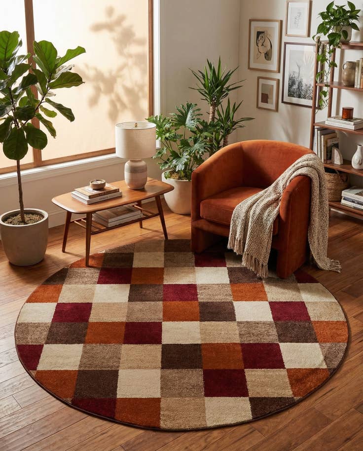 Detailansicht von 245cm x 245cm Harvest Rund Teppich