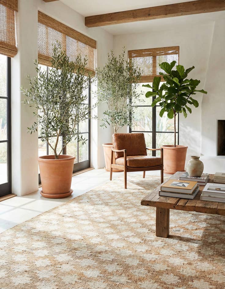 Detail image of  7' 10 x 10'  Hand Woven Kala Handwoven Jute Rug