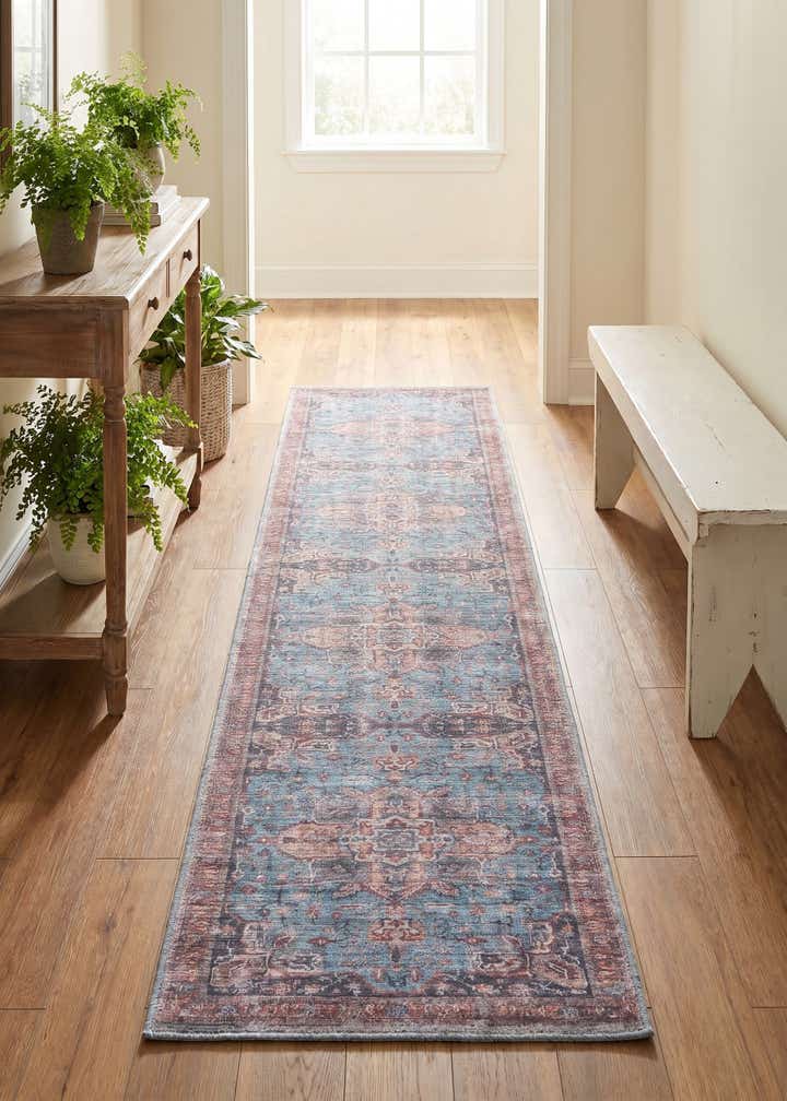 2' x 10' Washable Maahru Runner Rug