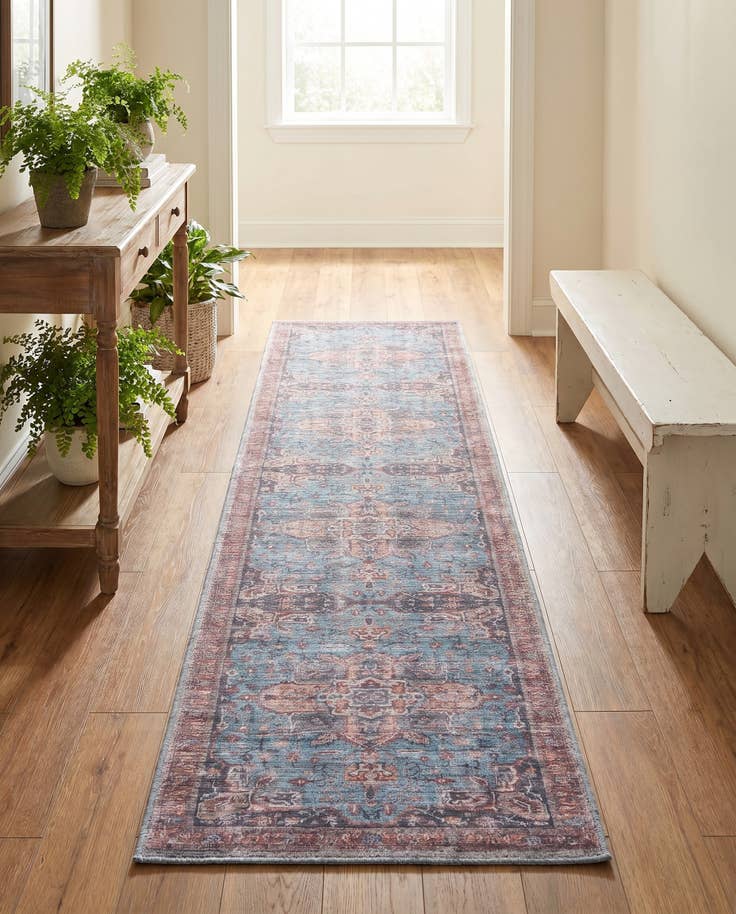 Detail image of 2' x 10' Washable Maahru Runner Rug