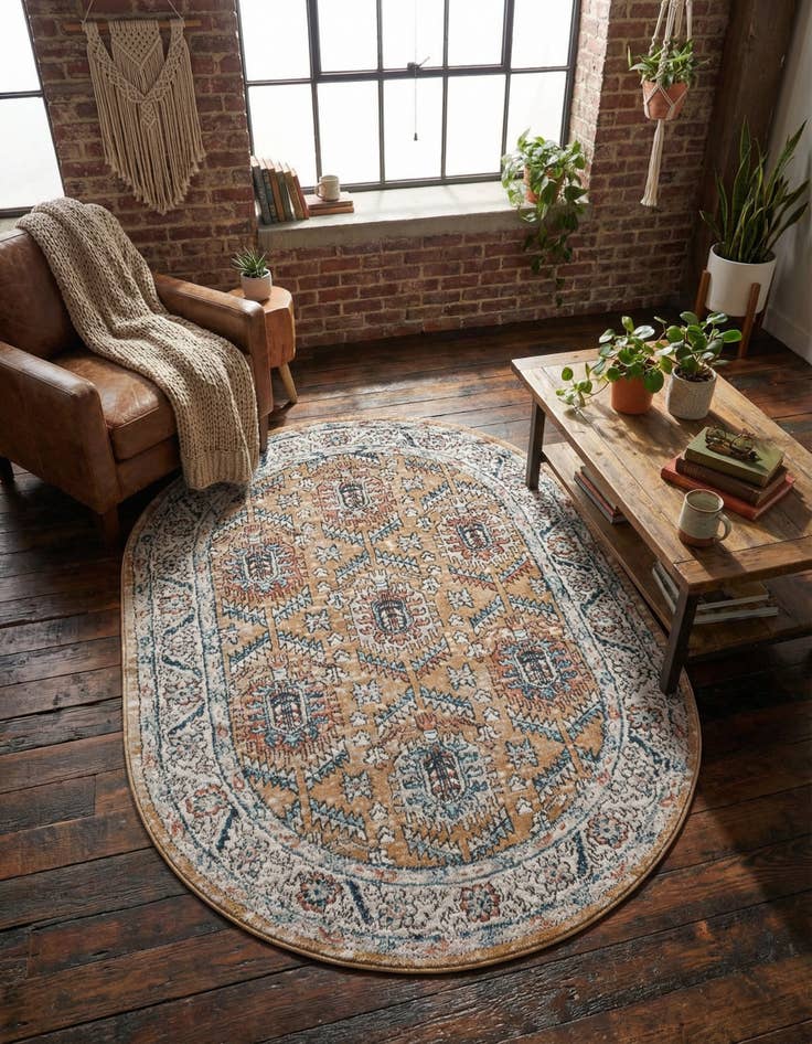 Detail image of 4' x 6' Nyla Oval Rug