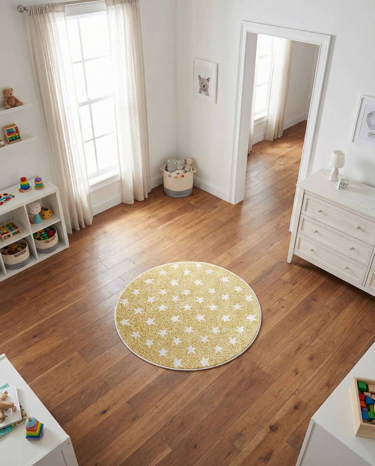Detail image of 3' 3 x 3' 3 Whimsy Kids Round Rug