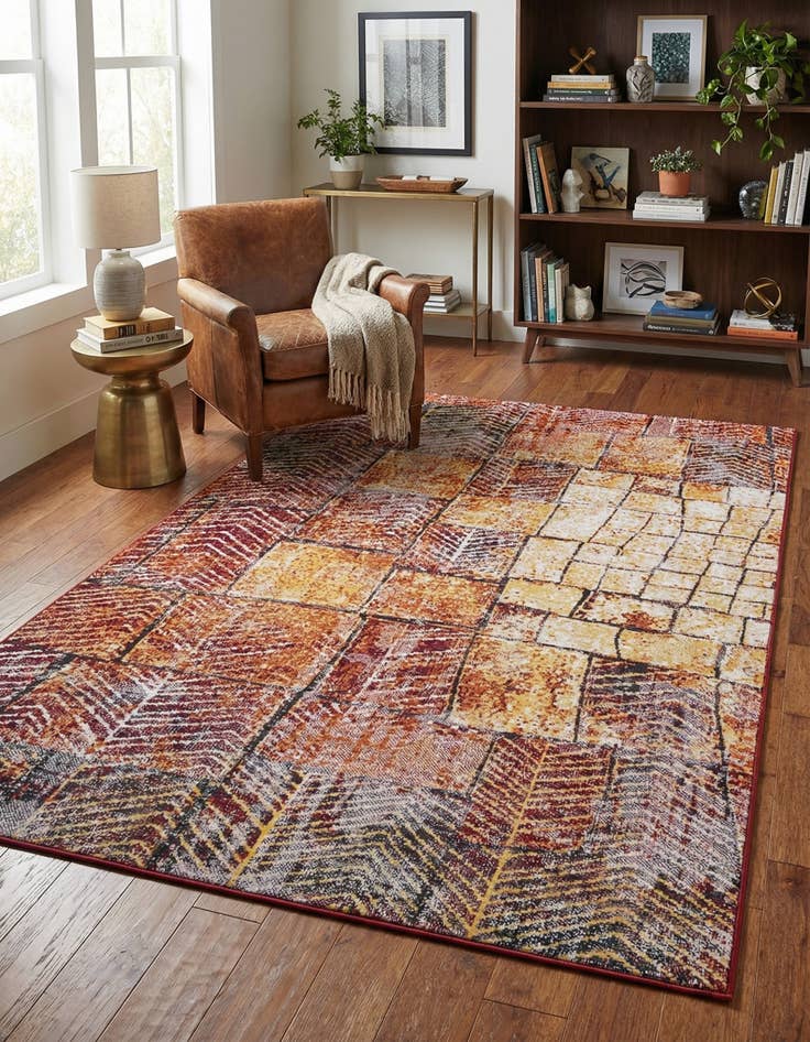 Detail image of 5' 3 x 8' Valencia Rug