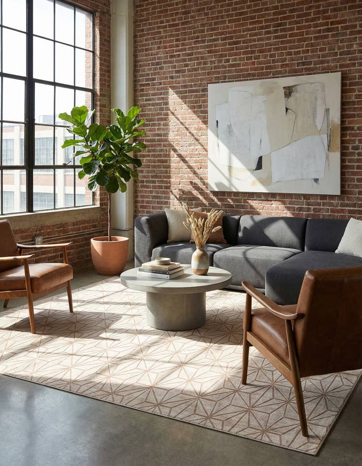 Detail image of Jill Zarin 10' x 10' Uptown Square Rug