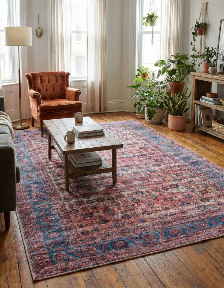 Detail image of 9' 2 x 12' Washable Maahru Rug