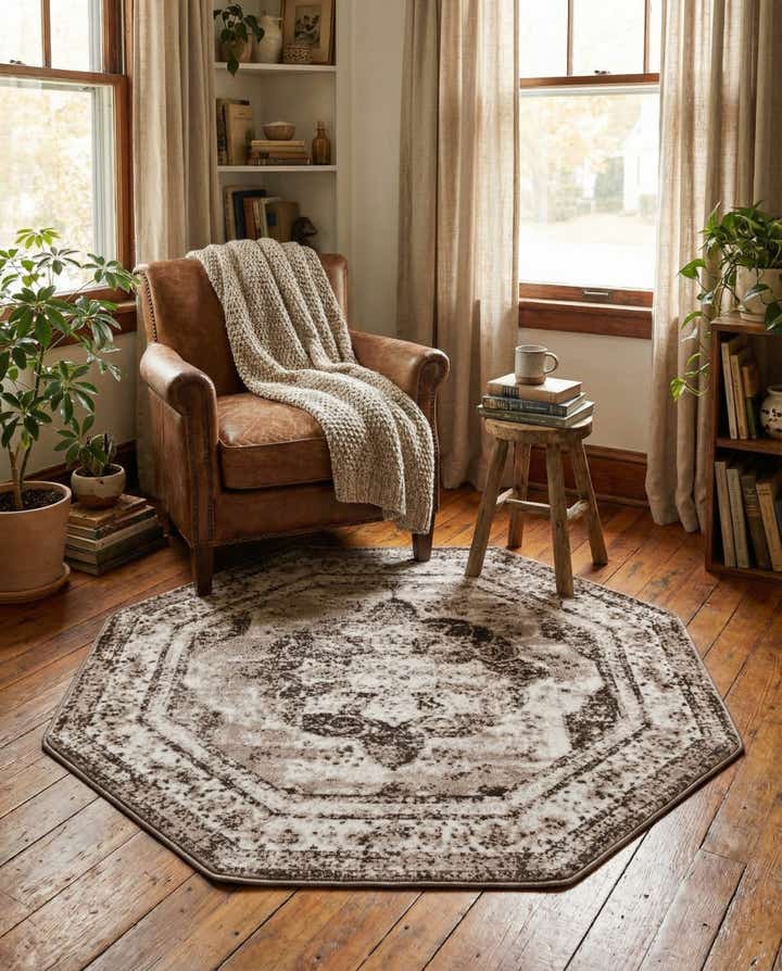 4' 1 x 4' 1 Monte Carlo Octagon Rug