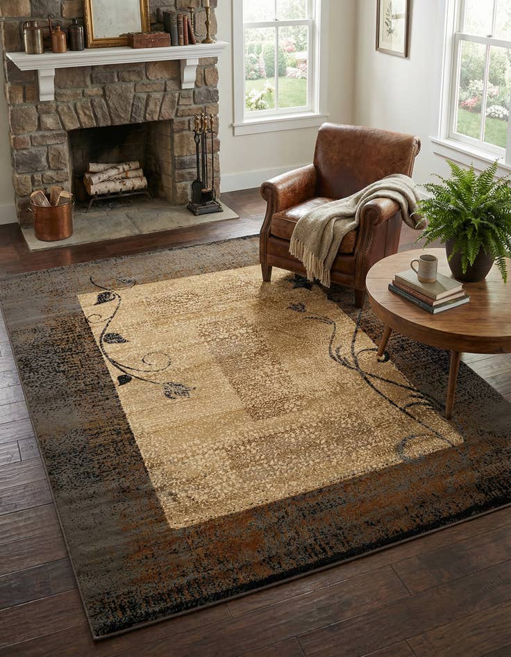 Detail image of 7' 10 x 10' Coffee Shop Rug