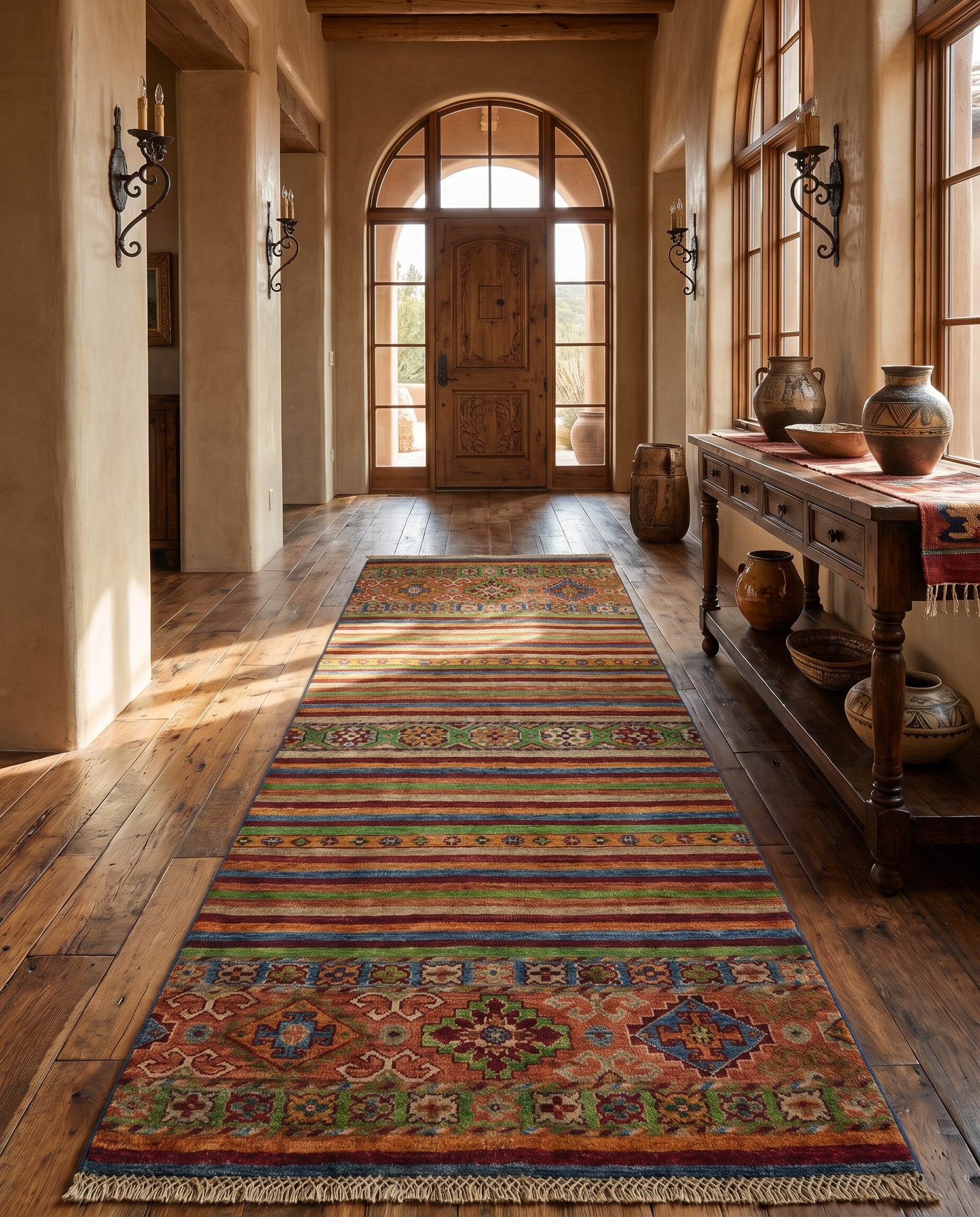 2' 5 x 6' 2 Hand Knotted Kazak Runner Rug