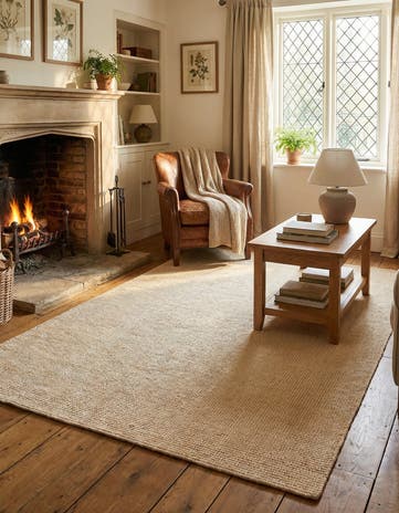 4' 1 x 6' 1 Hand Woven Jill Zarin English Manor Wool Rug