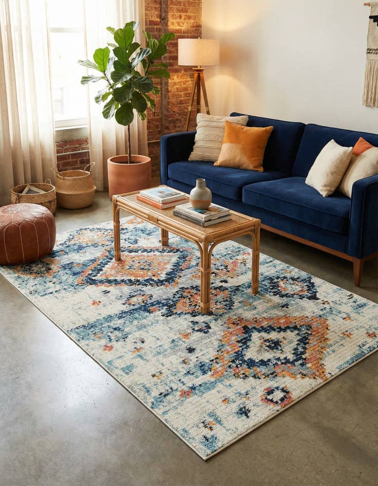 Detail image of 5' x 8' Morocco Rug