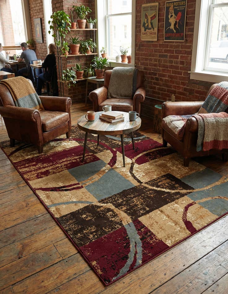 Detail image of 5' 3 x 8' Cafe Rug