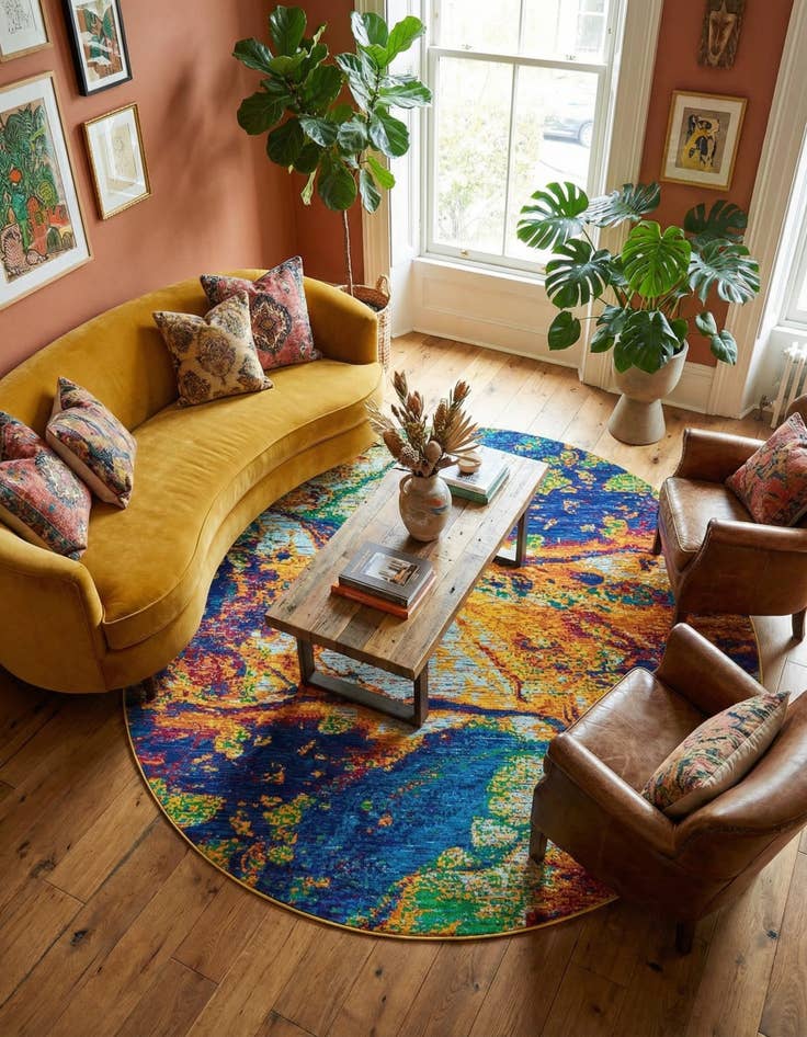 Detail image of 10' x 10' Calypso Round Rug