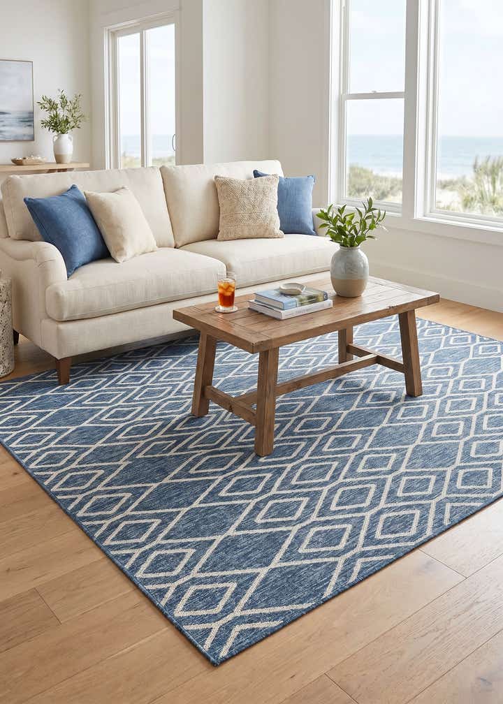 7' 10 x 10' Easy-Clean Jill Zarin Turks and Caicos Indoor / Outdoor Rug