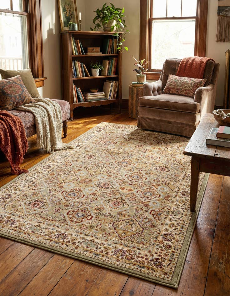 Detail image of 5' 3 x 8' Classic Agra Rug