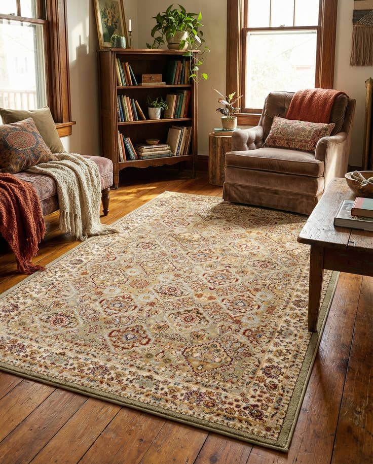 Detail image of 5' 3 x 8' Classic Agra Rug
