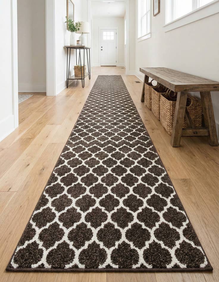 Detail image of 2' 7 x 19' 8 Trellis Runner Rug