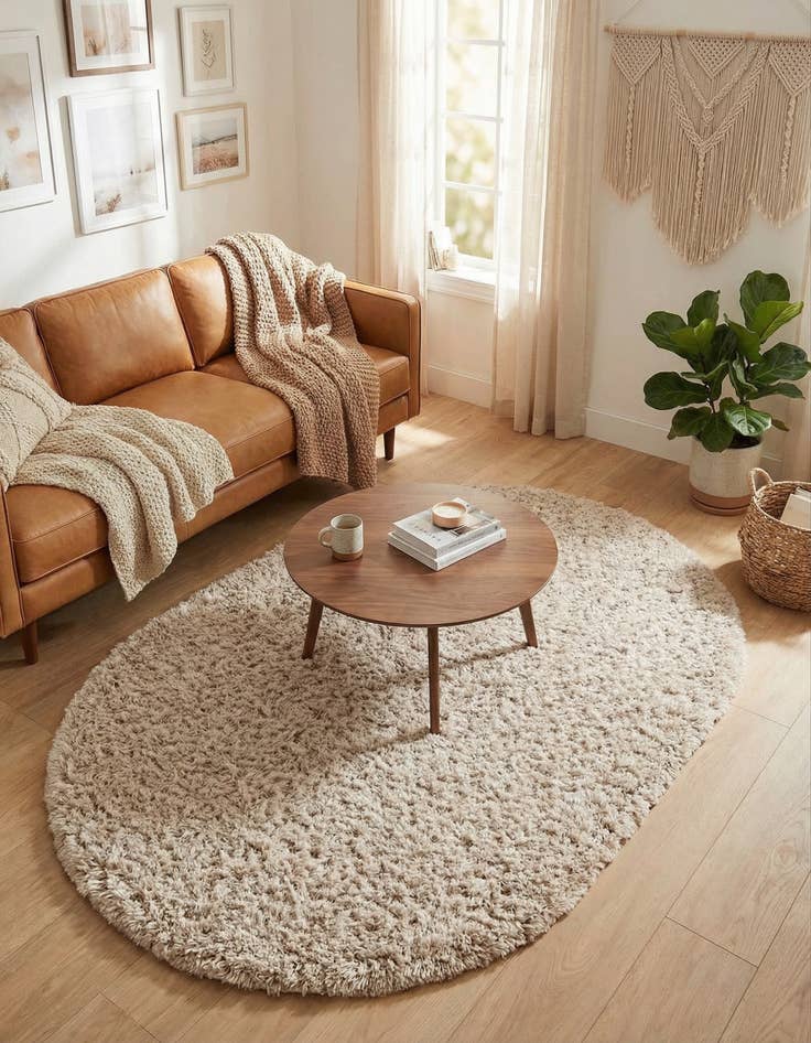 Detail image of 4' x 6' Marilyn Monroe&trade; Shag Oval Rug