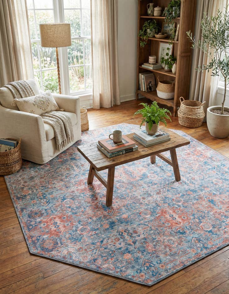 Detail image of 7' 7 x 7' 7 Timeless Octagon Rug