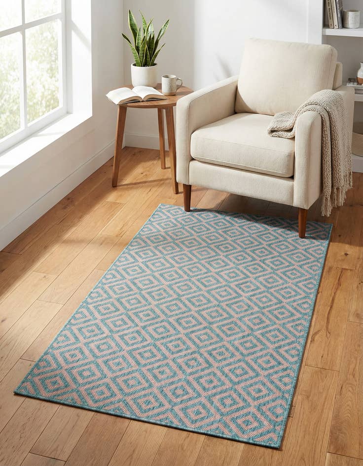 Detail image of 3' x 5' 3 Washable Jill Zarin Costa Rica Indoor / Outdoor Rug