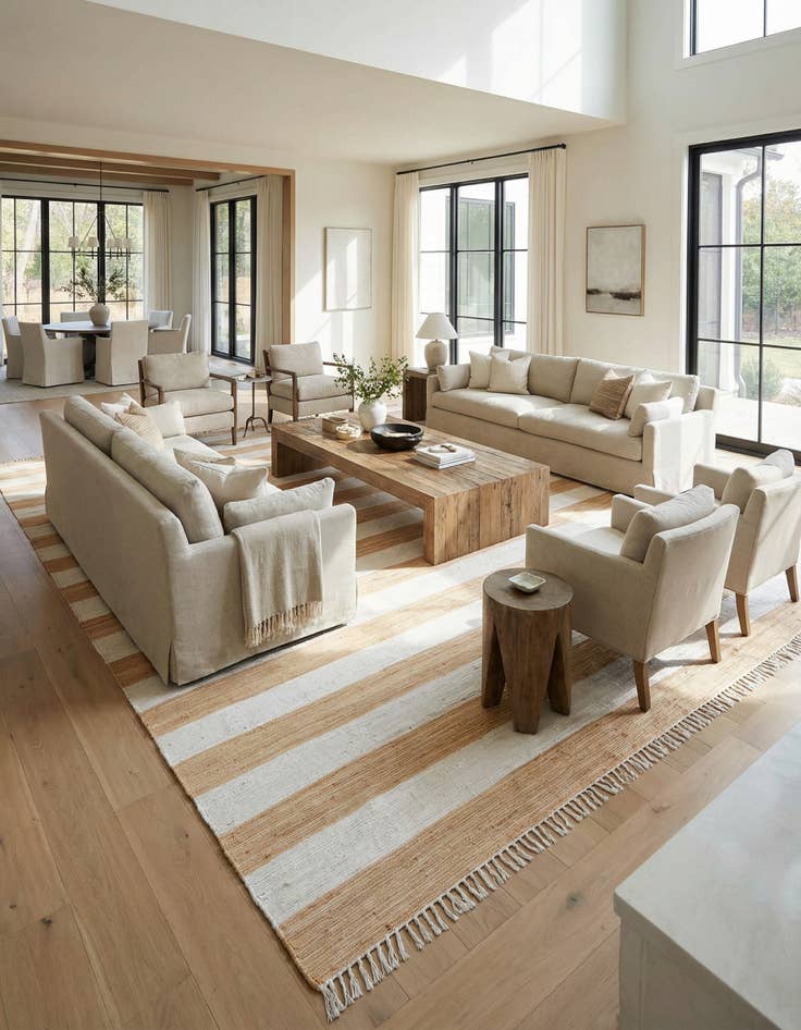 Detail image of 12' 2 x 16' 1 Hand Woven Chindi Rag Rug