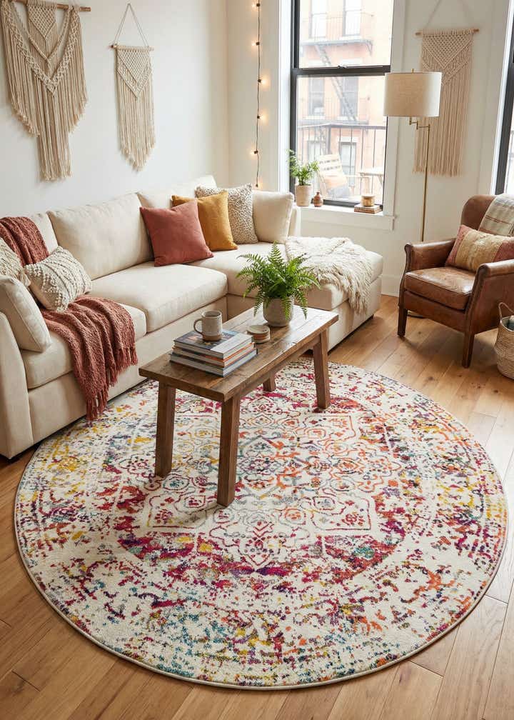 7' 10 x 7' 10 Arlington Round Rug
